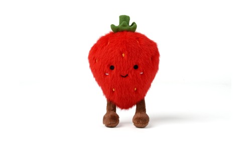 Teddykompaniet - Strawberry, 12 cm (TK4424), bild 3