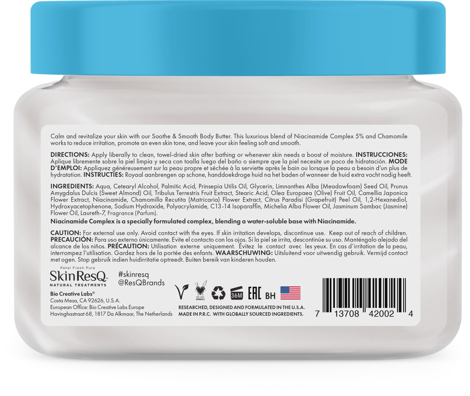 Petal Fresh Skin ResQ Soothe & Smooth Body Butter 473 ml, bild 2