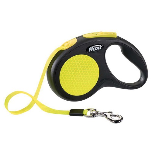 Flexi - New Neon - M - 5m Leash - Neon - Max 25Kg