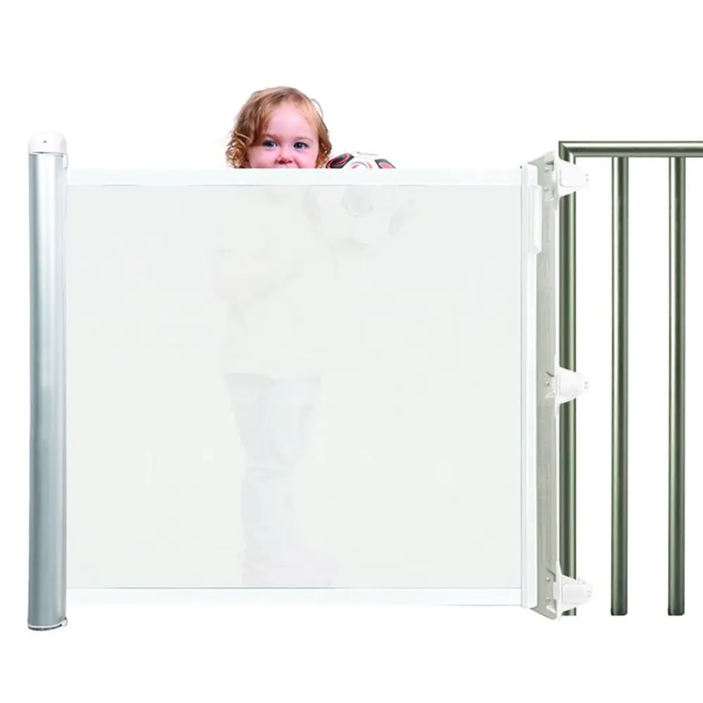 Lascal - Kiddy Guard Gate Accent - White - 100 cm