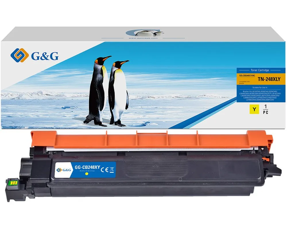 G&G NT-CB248XY-B-S1, 2300 sidor, Gul, 1 styck