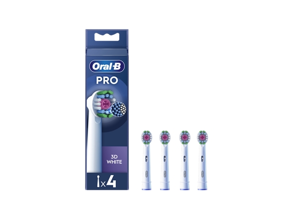 Oral-B utbytbara borst Pro 3D White 4-pack (EB18PRX-4)