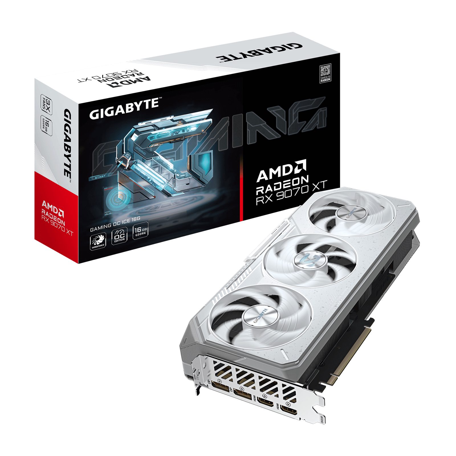 Gigabyte Radeon RX 9070 XT GAMING OC ICE 16GB, bild 5