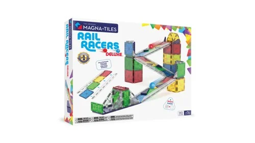 Magna-Tiles Rail Racers Deluxe 90 delar, bild 3