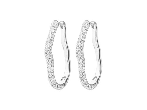 PILGRIM - AVOLA Hoop Earrings - Silver Plated - 40 mm, bild 2