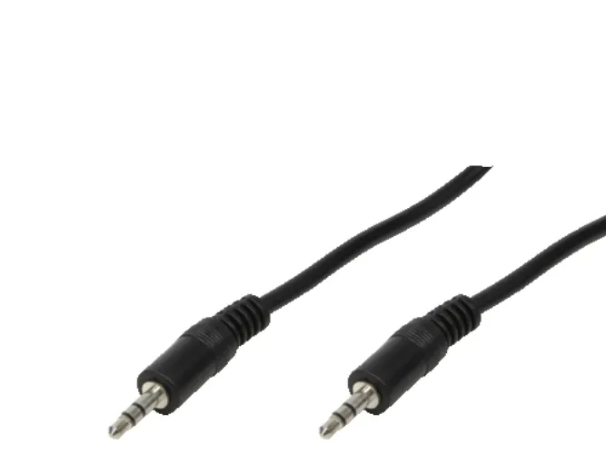LogiLink 3,5 mm - 3,5 mm, 0,2 m, 3,5 mm, hankontakt, 3,5 mm, hankontakt, 0,2 m, Svart