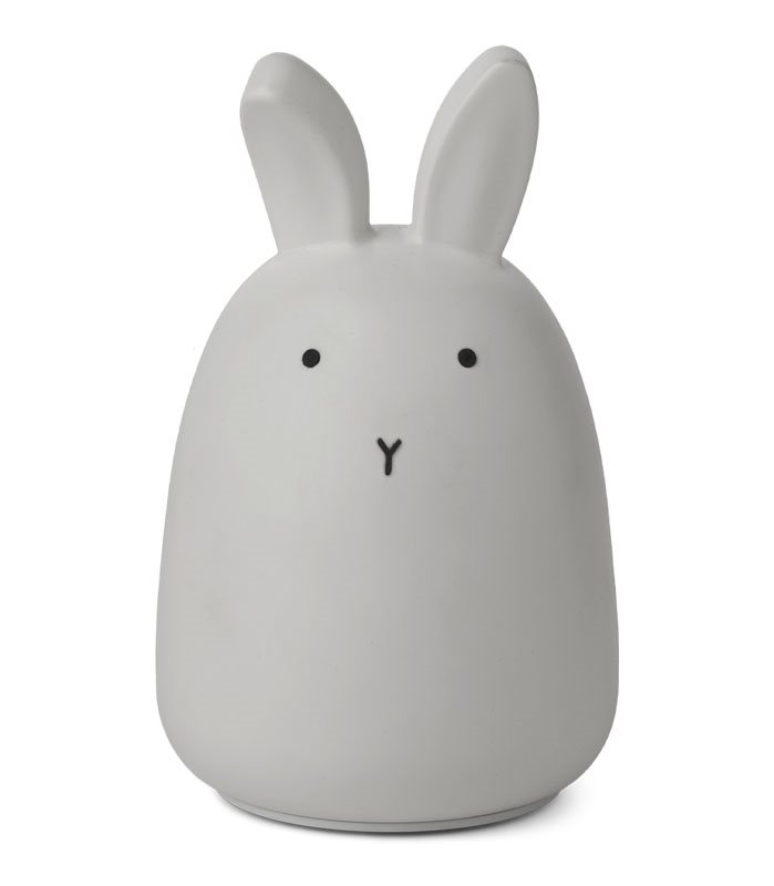 Liewood nattlampa Winston, rabbit dumbo grey