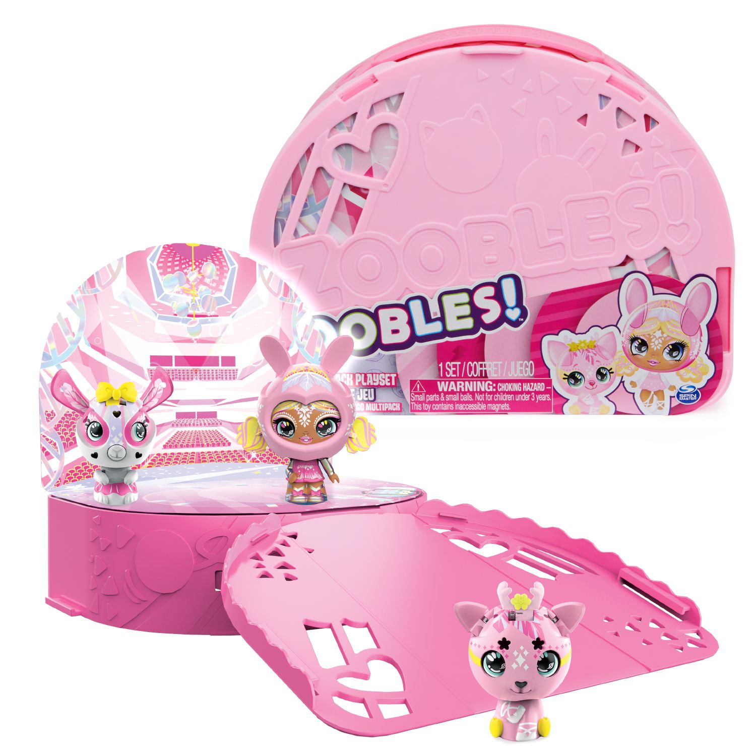 Spin Master Zoobles 6061529 lekset, 3 figurer, dansstudio