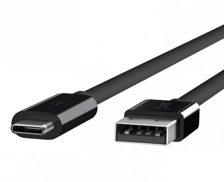 Belkin USB 3.1 kabel USB C - A 1m Svart, bild 4