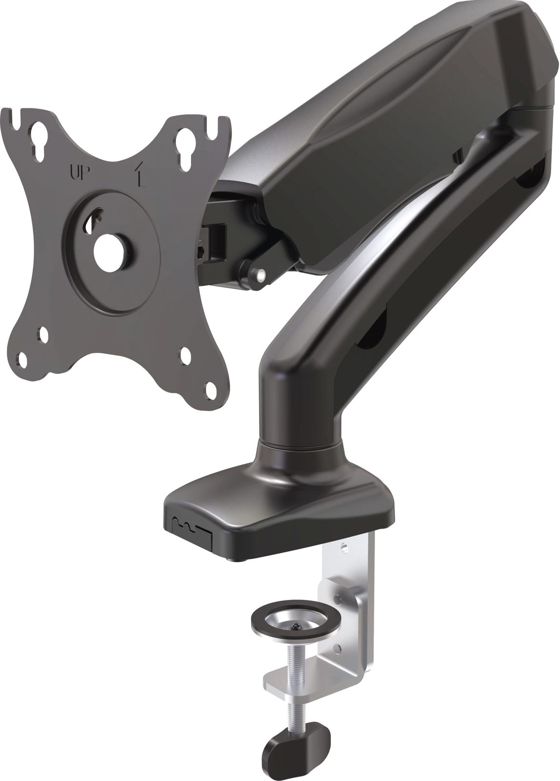 Bordsfäste Deltaco ARM-534, 13-32", gasdriven, max 8,5 kg, treaxel - Svart, bild 3