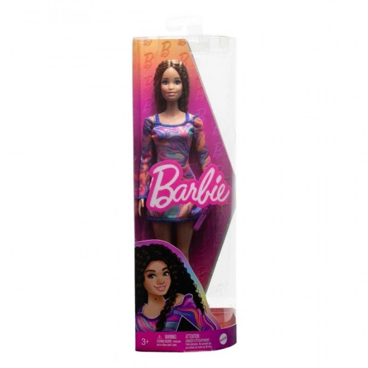 Barbie Fashionista Doll Rainbow Marble Swirl