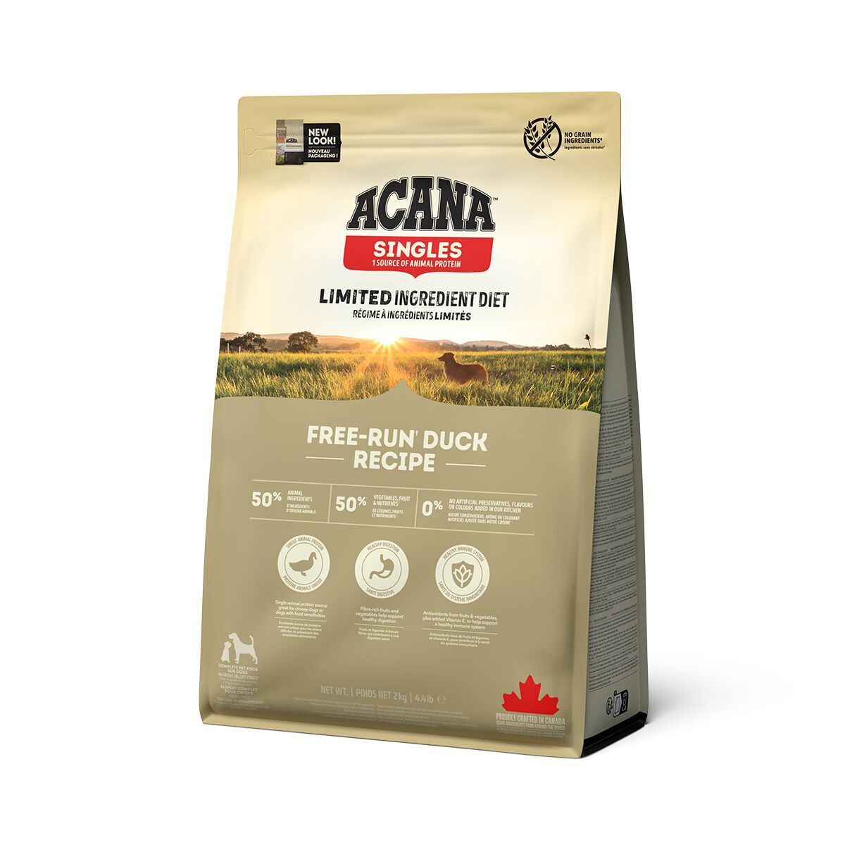 Acana Dog Singles Duck Torrfoder till Hund 2 kg