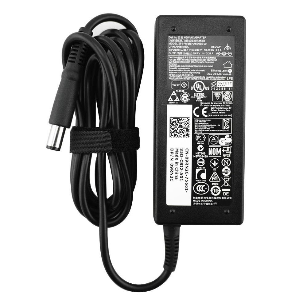 Dell - Strömadapter - AC 100-240 V - 65 Watt - för Latitude 6430, E5440, E5540, E6230, E6330, E6430, E6440, E6540, E7240, E7440 Vostro 3360
