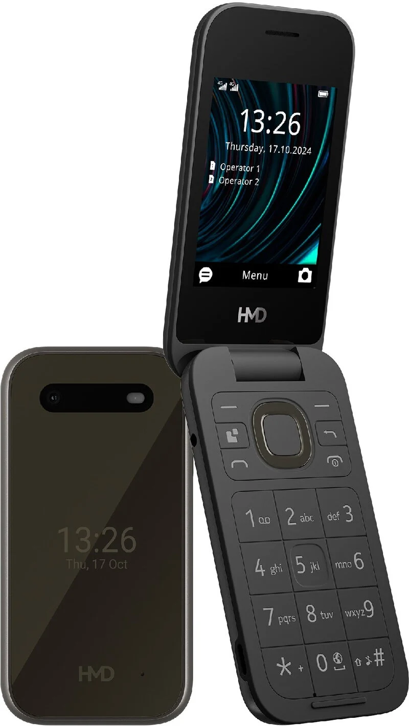 HMD 2660 Flip 4G 128MB - Cosy Black, bild 2