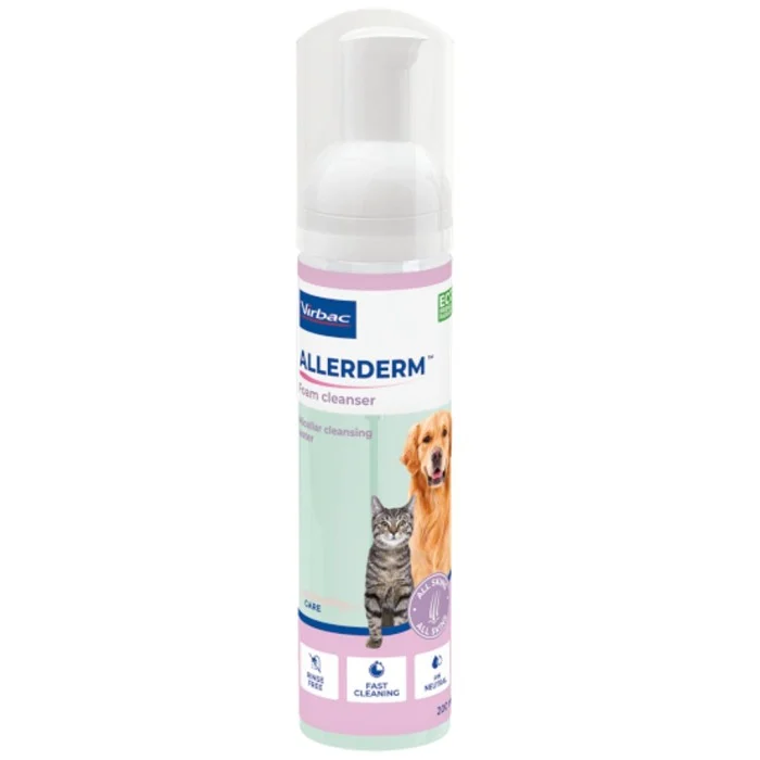 Virbac Allerderm Foam Cleanser 200 ml