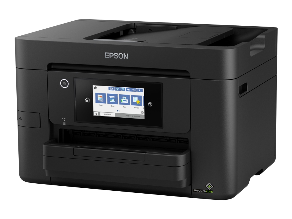 Epson WorkForce Pro WF-4820DWF, skrivare + scanner + kopiator + fax, 25/12 ppm ISO, 1200x2400 dpi scanner, duplex, display, AirPrint, USB/LAN/WiFi
