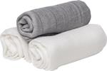 LES ENFANTS Snuttefilt 100% bambufiber grå, 3 st