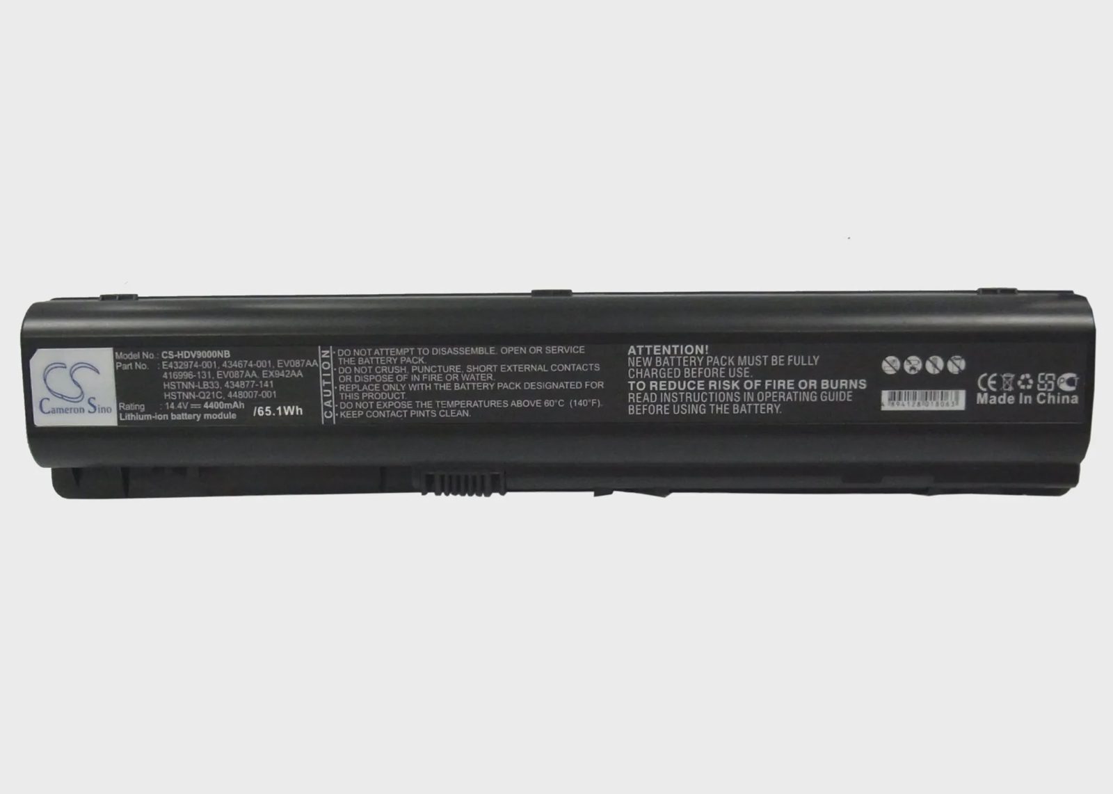 Batteri till Notebook, Bärbar dator för HP Pavilion dv9047EA, Pavilion dv9095EA m.fl.