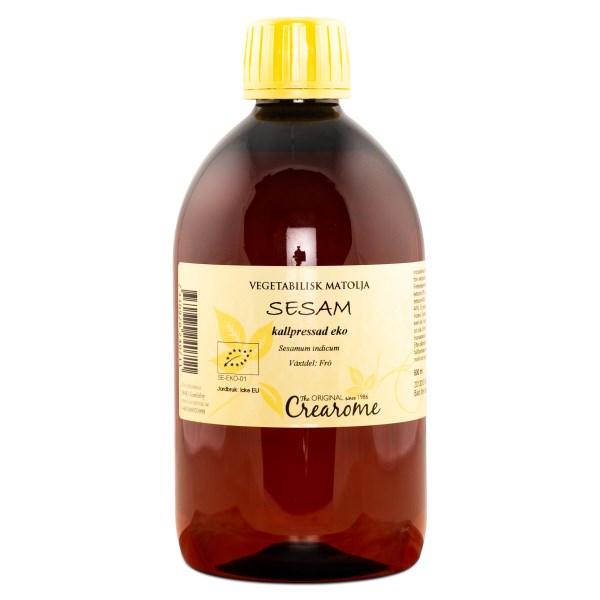 Crearome Kallpressad Sesamolja , 500 ml