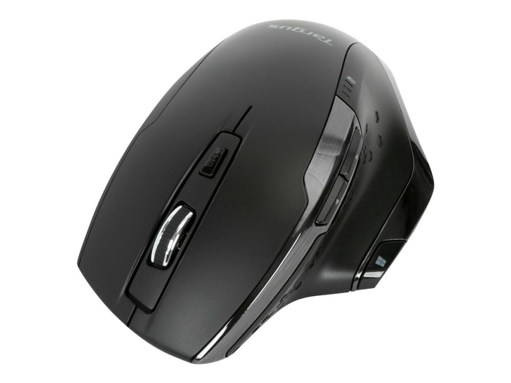 Targus Antimicrobial Ergo Wireless Mouse, Svart