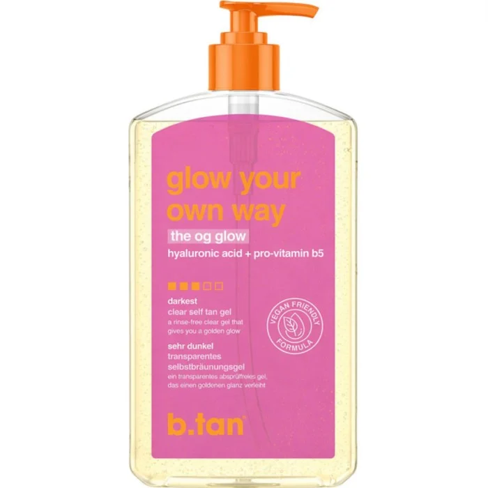 b.tan Glow Your Own Way Clear Self Tan Gel The OG Glow, bild 2