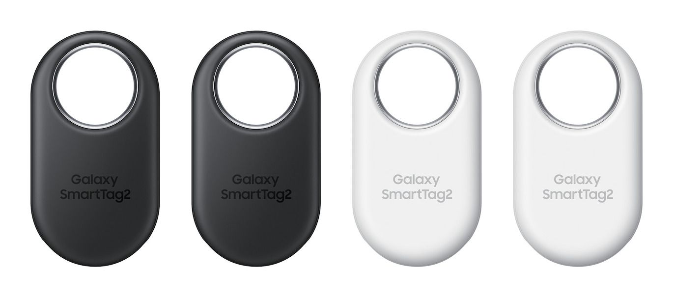 Samsung Galaxy SmartTag2, Universal, Spårningsbricka, Svart, Vit, Dammresistent, Vattentålig, 120 m, IP67