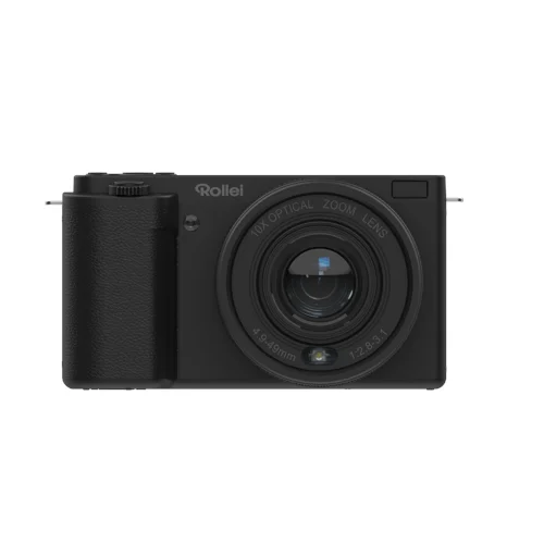 Rollei Compactline 12058 kompaktkamera 1/4 64 MP 10x zoom, svart