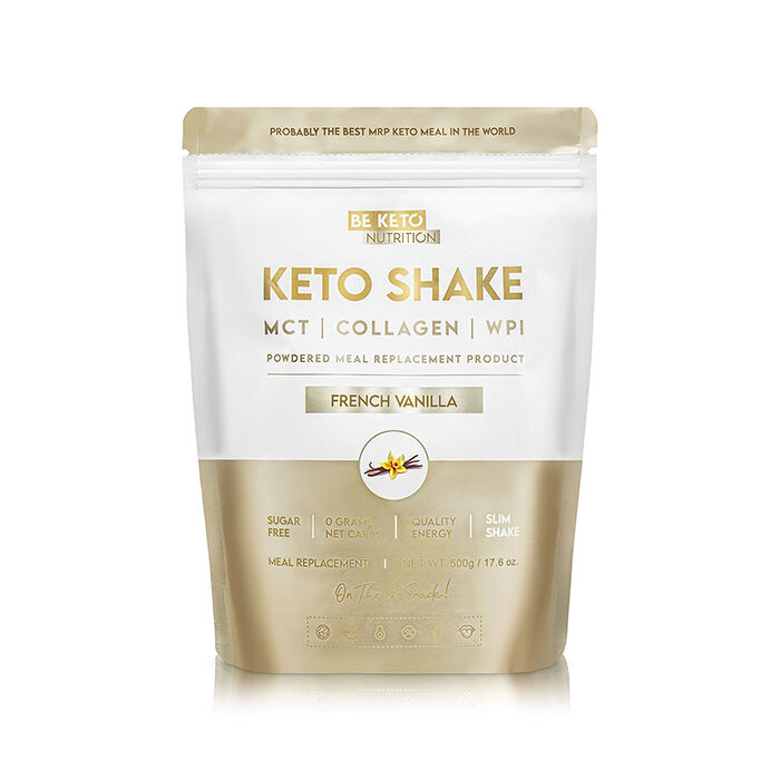 BeKeto KETO Shake, French Vanilla, 500 g