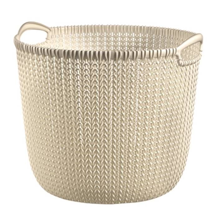 Curver Knit , 30 l, Rektangulär, Plast, Beige, 380 mm, 334 mm