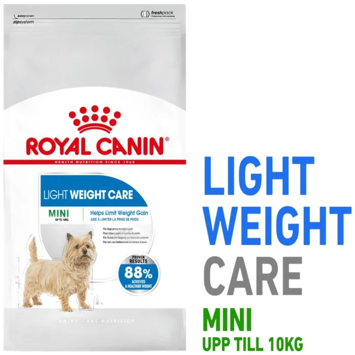 Royal Canin Light Weight Care Mini Adult Torrfoder för hund 8 kg