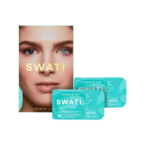 SWATI Cosmetics Turquoise 1 Month 2 pcs