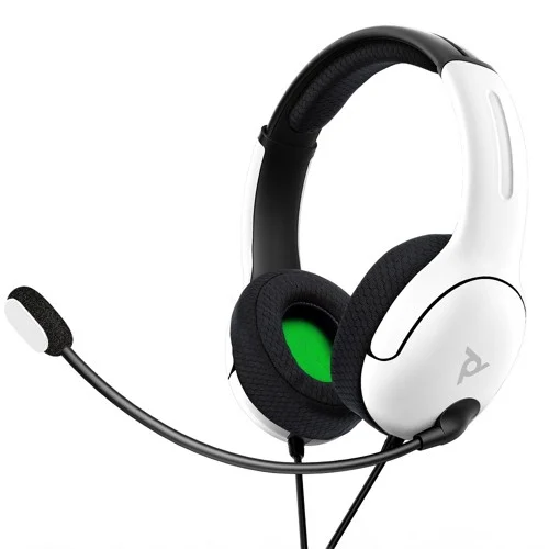 PDP LVL40 Wired Stereo Gaming Headset - White