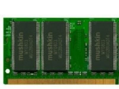 Mushkin 512 MB PC2100 DDR SODIMM, 0,5 GB, 1 x 0.5 GB, DDR, 266 MHz, 200-pin SO-DIMM, Grön