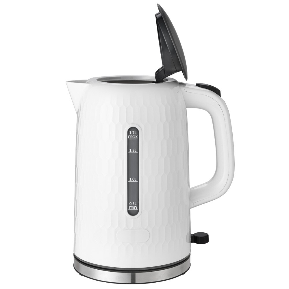Vattenkokare 1,7L 2200W med automatisk avstängning - vit, bild 2