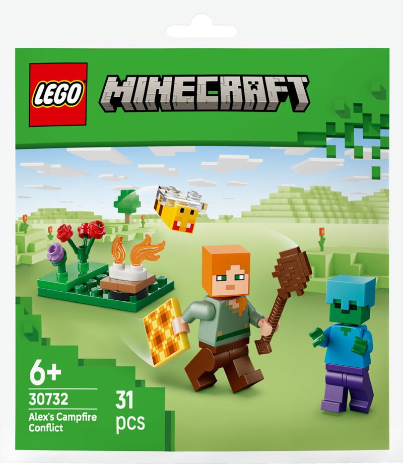 LEGO Minecraft Alex lägereldskonflikt 30732, bild 4