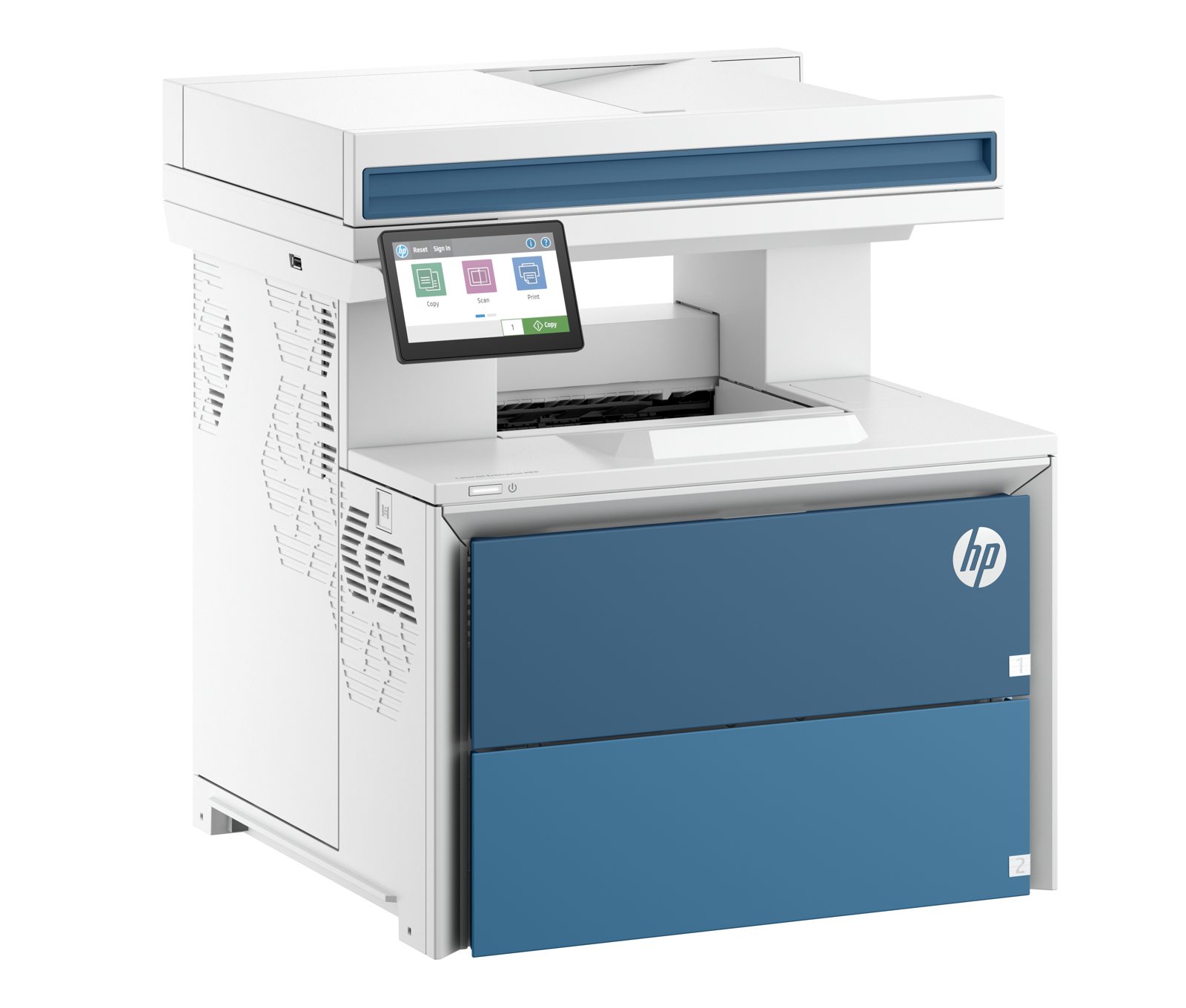 HP LaserJet Enterprise MFP 5601dn, skrivare + scanner + kopiator, 50 ppm, duplex, AirPrint, dislay, USB/LAN, bild 4