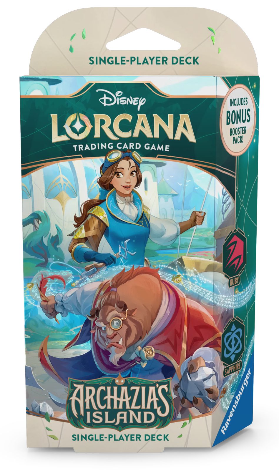 Disney Lorcana TCG: Archazia’s Island Starter Deck - Ruby & Sapphire