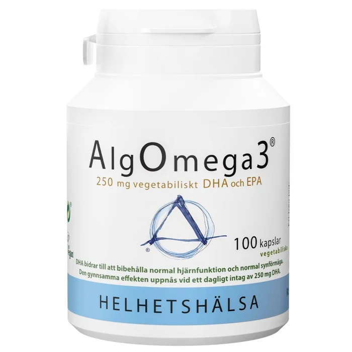 Helhetshälsa AlgOmega3 Kort datum - 10.2024 - 100 kapslar