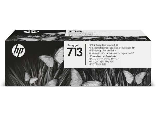HP 713 - 4-pack - gul, cyan, magenta, svartfärgad - original - DesignJet - utbytessats för skrivhuvud - för DesignJet Studio, T210, T230, T250, T630, T650