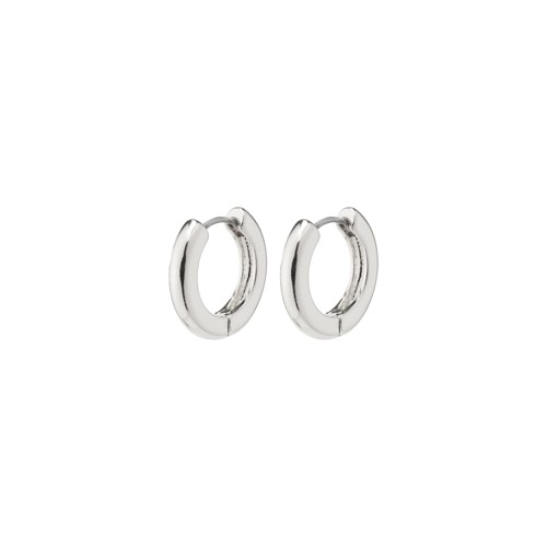 PILGRIM - TYRA Chunky Hoop Earrings - Silver-Plated - 17 mm