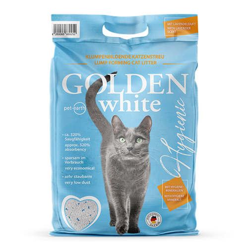 GOLDEN white - Hygienic cat litter 14kg