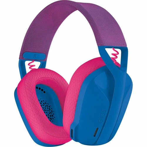 Logitech G435 Lightspeed Wireless gaming headset, blå