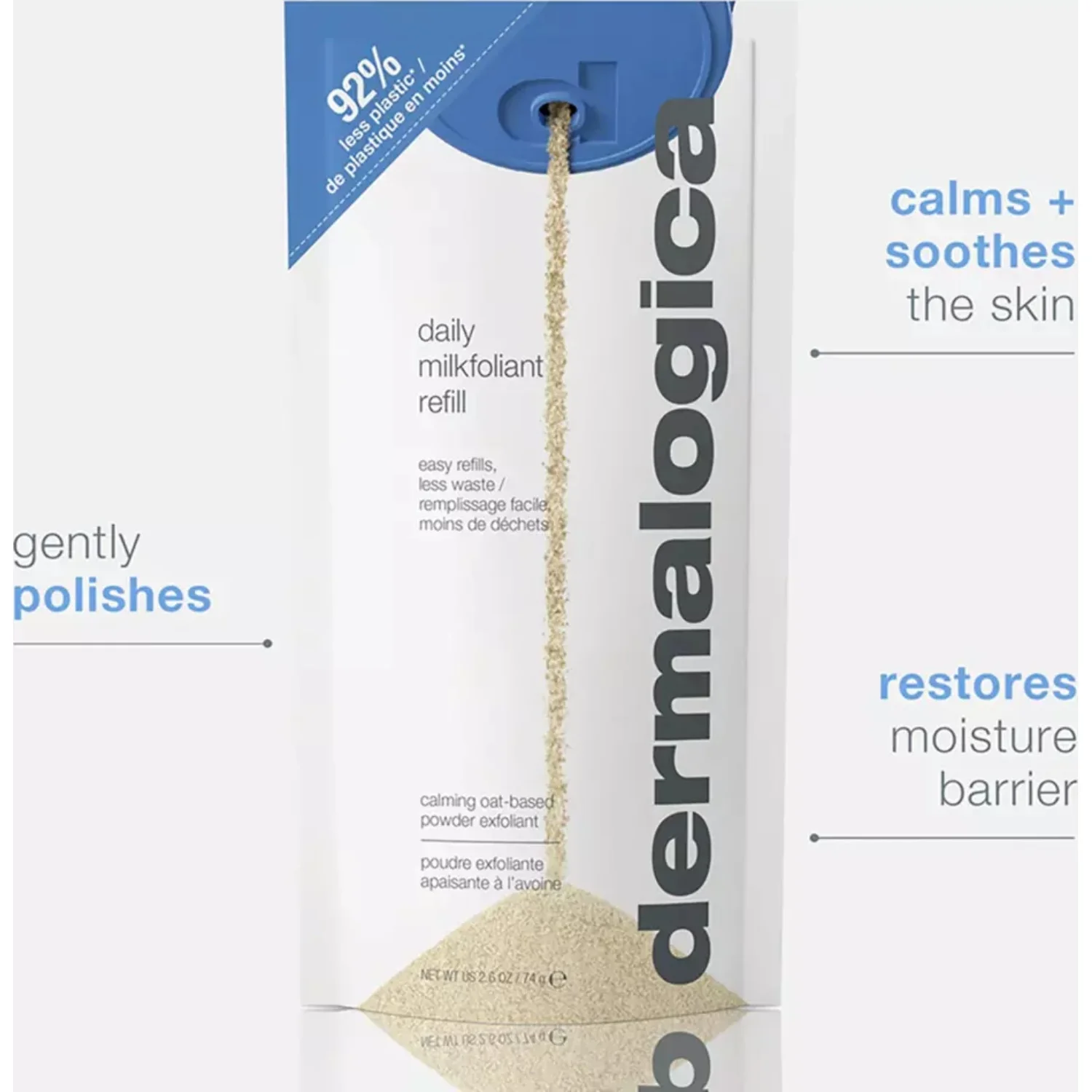 Dermalogica Daily Milkfoliant 74 g Refill, bild 2