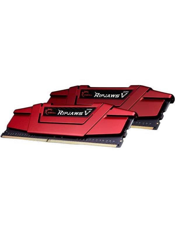 G.Skill Ripjaws V DDR4-2400 - 16GB - CL17 - Dual Channel (2 pcs) - Intel XMP - Röd