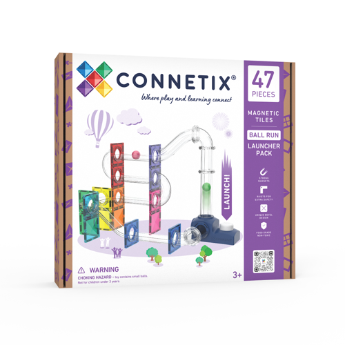 Connetix - Ball Run Launcher Pack 47 pc (CT-BA 00047-LA)
