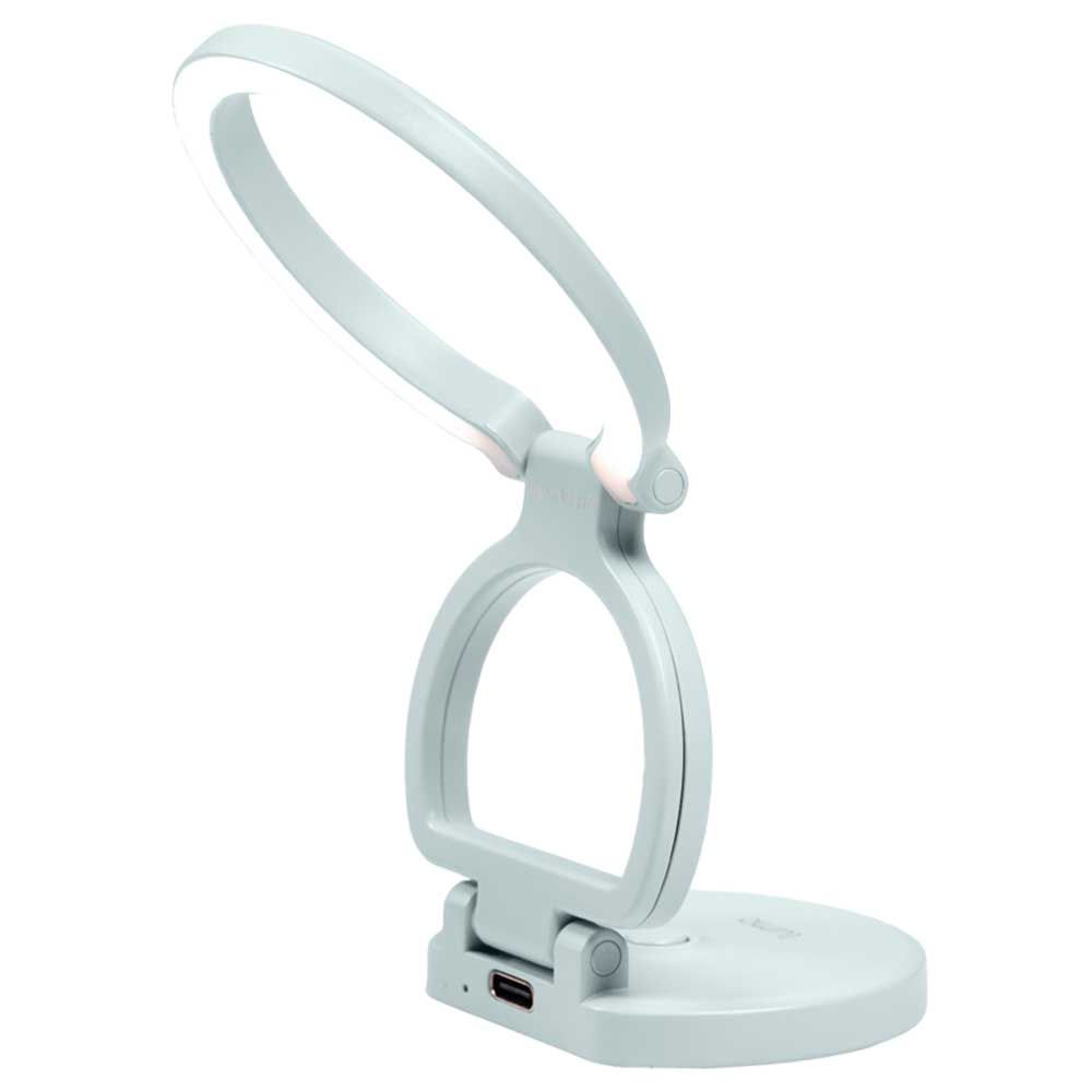 Lumo LED, vikbar LED-ringlampa och mobilstativ - Mint Blue, bild 2