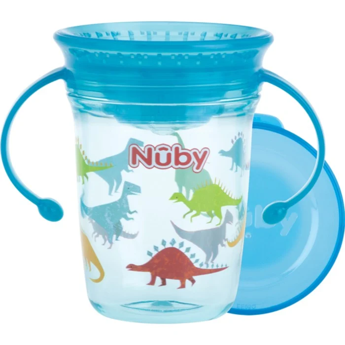 Nuby Twin Handle 360° Wonder Cup Aqua 240 ml