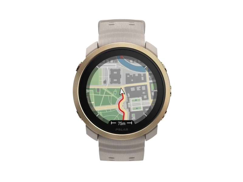 Polar Vantage M3 smartwatch för flera sporter, greige/guld S-L