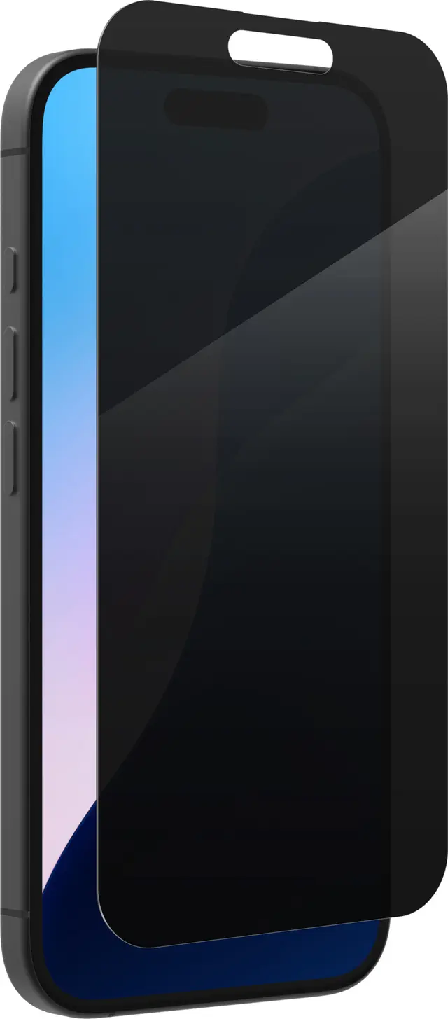 Zagg iPhone 16/15 Glass Elite Privacy skärmskydd