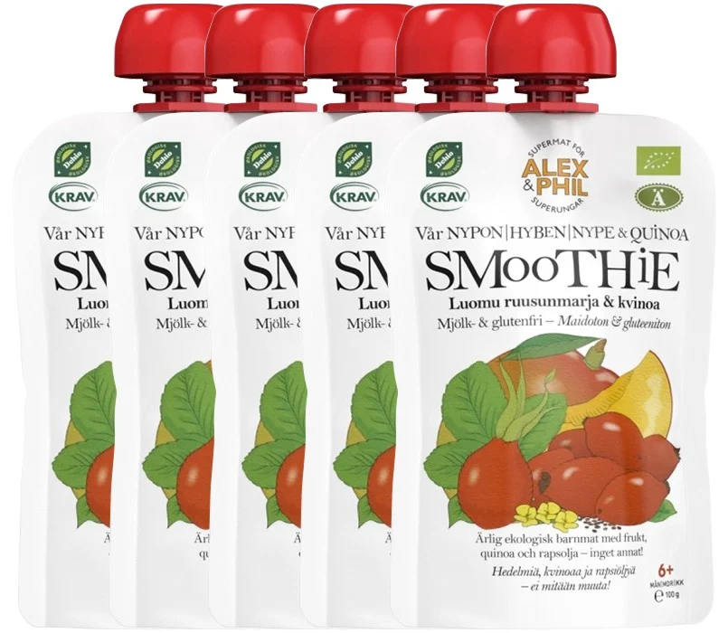 Alex & Phil Smoothie Nypon & Quinoa 5 x 100g